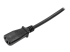 PXT101EUR - StarTech.com 2m (6ft) Computer Power Cord, 18AWG, EU Schuko to C13 Power Cord, 10A 250V, Black Replacement AC Cord, TV/Monitor Power Cable, Schuko CEE 7/7 to IEC 60320 C13 Power Cord - Närbild