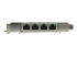 ST4000PEXPSE - StarTech.com Gigabit Power over Ethernet PCIe-nätverkskort med 4 portar - Vänster sida