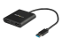 USB32HD2 - StarTech.com USB 3.0 to Dual HDMI Adapter, 1x 4K 30Hz & 1x 1080p, External Video & Graphics Card, USB Type-A to HDMI Dual Monitor Display Adapter Dongle, Supports Windows Only, Black - Höger vinkel