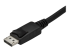 CDP2DPMM3MB - StarTech.com 9.8ft/3m USB C to DisplayPort 1.2 Cable 4K 60Hz, USB-C to DisplayPort Adapter Cable HBR2, USB Type-C DP Alt Mode to DP Monitor Video Cable, Compatible w/ Thunderbolt 3, Black - Närbild