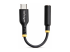 USBCAUDIO2 - StarTech.com USB-C Audio Adapter to 3.5mm TRRS Jack, Headphone Aux Dongle - Framsidan