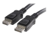 DISPLPORT3L - StarTech.com 3 ft DisplayPort 1.2 Cable with Latches M/M - Höger vinkel
