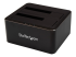 SDOCK2U33V - StarTech.com Dual-Bay USB 3.0 to SATA Hard Drive Docking Station, USB Hard Drive Dock, External 2.53.5 SATA IIIIII, SSDHDD Docking Station, Hot-Swap Hard Drive Bays - Höger vinkel