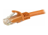 N6PATCH100OR - StarTech.com 100ft CAT6 Ethernet Cable, 10 Gigabit Snagless RJ45 650MHz 100W PoE Patch Cord, CAT 6 10GbE UTP Network Cable w/Strain Relief, Orange, Wiring is UL Certified/TIA - Närbild