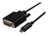 CDP2DVI3MBNL - StarTech.com 10ft (3m) USB C to DVI Cable, 1080p (Single Link) USB Type-C (DP Alt Mode HBR2) to DVI-Digital Video Adapter Cable, Thunderbolt 3 Compatible, Laptop to DVI Monitor/Display - Höger vinkel