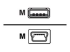 CAB-CONSOLE-USB= - Cisco - USB-kabel - USB (hane) till mini-USB typ B (hane) - Framsidan