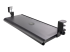KEYBOARD-TRAY-CLAMP1 - StarTech.com Under-Desk Keyboard Tray, Clamp-on Keyboard Holder, Supports up to 12kg (26.5lb), Sliding Keyboard and Mouse Drawer with C-Clamps, Height Adjustable Keyboard Tray - Höger vinkel