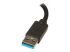 USB32HD2 - StarTech.com USB 3.0 to Dual HDMI Adapter, 1x 4K 30Hz & 1x 1080p, External Video & Graphics Card, USB Type-A to HDMI Dual Monitor Display Adapter Dongle, Supports Windows Only, Black - Närbild