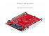1M25-U3-M2-ADAPTER - StarTech.com M.2 to U.3 Adapter, For M.2 NVMe SSDs, PCIe M.2 Drive to 2.5inch U.3 (SFF-TA-1001) Host Adapter/Converter, TAA Compliant - Vänster vinkel