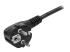 PXT101EUR - StarTech.com 2m (6ft) Computer Power Cord, 18AWG, EU Schuko to C13 Power Cord, 10A 250V, Black Replacement AC Cord, TV/Monitor Power Cable, Schuko CEE 7/7 to IEC 60320 C13 Power Cord - Närbild