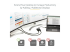 USB32HD2 - StarTech.com USB 3.0 to Dual HDMI Adapter, 1x 4K 30Hz & 1x 1080p, External Video & Graphics Card, USB Type-A to HDMI Dual Monitor Display Adapter Dongle, Supports Windows Only, Black - Vänster vinkel