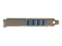PEXUSB3S4V - StarTech.com PCI Express PCIe SuperSpeed USB 3.0-kontrollerkortadapter med 4 portar och UASP - Vänster sida