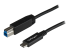 USB31CB1M - StarTech.com USB 3.1 USB-C till USB-B-kabel - Höger vinkel