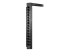 CMVER40UD - StarTech.com Vertical 0U Server Rack Cable Management w/ D-Ring Hooks - Vänster vinkel