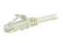 N6PATC150CMWH - StarTech.com 1.5m CAT6 Ethernet Cable, 10 Gigabit Snagless RJ45 650MHz 100W PoE Patch Cord, CAT 6 10GbE UTP Network Cable w/Strain Relief, White, Fluke Tested/Wiring is UL Certified/TIA - Närbild