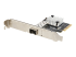 PEX10GSFP - StarTech.com 10G PCIe SFP+ Card, Single SFP+ Port Network Adapter w/ Low Profile, Open SFP+ for MSA-Compliant Modules / Direct-Attach Cables (DAC), 10 Gigabit Fiber PCIe NIC Card - Vänster vinkel