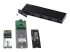 SM2E1BMU31C - StarTech.com USB-C 10 Gbps till M.2 NVMe eller M.2 SATA SSD-inneslutning - Höger vinkel