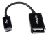 UUSBOTG - StarTech.com 12 cm Micro USB till USB OTG-värdadapter (på-språng) M/F - Framsidan