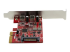 PEXUSB312C3 - StarTech.com 2-ports PCIe USB 3.1-kort - Höger vinkel