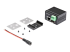 IMC100MSFP - StarTech.com Industrial Fiber to Ethernet Media Converter, 100Mbps SFP to RJ45/Cat6, Singlemode/Multimode Optical Fiber to Copper Network, 12-56V DC, IP-30/ -40 to +75C, Fiber to Ethernet - Höger vinkel
