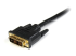 HDMIDVIMM6 - StarTech.com 6ft (1.8m) HDMI to DVI Cable, DVI-D to HDMI Display Cable (1920x1200p), Black, 19 Pin HDMI Male to DVI-D Male Cable Adapter, Digital Monitor Cable, M/M, Single Link - Närbild