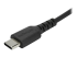RUSB2AC2MB - StarTech.com 2 m USB 2.0 till USB-C-kabel -&nbsp;svart&nbsp; - Närbild