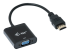 HDMI2VGAADA - i-Tec - Videokonverterare - Vänster vinkel