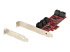 10P6G-PCIE-SATA-CARD - StarTech.com SATA PCIe-kort - Vänster vinkel