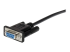 MXT10050CMBK - StarTech.com 0.5m Black Straight Through DB9 RS232 Serial Cable - Höger vinkel