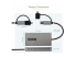 107B-USB-HDMI - StarTech.com USB to Dual HDMI Adapter, USB A/C to 2x HDMI Monitors (1x 4K 30Hz, 1x 1080p), Integrated USB-A to C Dongle, 4in/11cm Cable, Windows & macOS - Flera vinklar