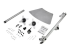 ARMDUOSS - StarTech.com Dual Monitor Stand, Ergonomic Free Standing Dual Monitor Desktop Stand for two 24" VESA Mount Displays, Synchronized Height Adjustable, Double Monitor Pole Mount, Silver - Höger vinkel