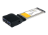 ECUSB3S22 - StarTech.com 2 Port ExpressCard SuperSpeed USB 3.0 Card Adapter with UASP - Höger vinkel