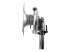 ARMDUOSS - StarTech.com Dual Monitor Stand, Ergonomic Free Standing Dual Monitor Desktop Stand for two 24" VESA Mount Displays, Synchronized Height Adjustable, Double Monitor Pole Mount, Silver - Närbild