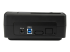 SDOCKU313 - StarTech.com USB 3.1-dockningsstation (10 Gbps) med ett fack för 2,5/3,5 inch SATA SSD/HDD - Tillbaka