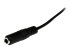 MU2MMFS - StarTech.com 2m Slim 3.5mm Stereo Extension Audio Cable - Höger vinkel