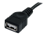USBEXTAA10BK - StarTech.com 3 m svart USB 2.0-förlängningskabel A till A – M/F - Närbild