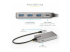 HB31C3A1CDPPD3 - StarTech.com 4-Port USB-C Hub with USB-C DP Alt Mode Video Output 4K 60Hz, 3x USB-A, 1x USB-C, 100W Power Delivery Pass-Through, USB 3.2 Gen 2 (10Gbps), Portable USB Type-C to USB Type-A/C - Flera vinklar