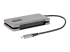 HB31CM4CPD3 - StarTech.com 4-Port USB-C Hub, 4x USB-C Ports, USB 3.1 10Gbps, Portable USB C Hub with 100W Power Delivery Pass-Through, Portable USB Type C Hub w/ 9.8in (25cm) Wrap-Around Cable - Vänster vinkel