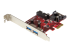 PEXUSB3S2EI - StarTech.com PCI Express USB 3.0-kort med 4 portar - Vänster vinkel