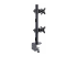 H2MPV-MONITOR-MOUNT - StarTech.com Desk Mount For 2x Vertically Stacked Monitors, Dual 49", TAA - Vänster vinkel