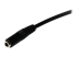 MUHSMF2M - StarTech.com 2m 3,5mm 4-polig TRRS headset-förlängningskabel - Höger vinkel