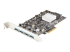 PEXUSB314A2V2 - StarTech.com 4-portars USB PCIe-kort - Vänster vinkel