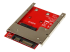SAT32MSAT257 - StarTech.com mSATA-SSD till 2,5" SATA-adapter-konverterare - Vänster vinkel