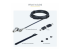 UNIVKA25-LAPTOP-LOCK - StarTech.com 25-Pack Universal Laptop Lock 6.6ft, Keyed Alike Locking Cable, Security Cable, Compatible w/Noble Wedge/Nano/K-Slot, Anti-Theft Cut-Resistant Cable - Höger vinkel