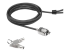 CL15 - Compulocks T-bar Security Keyed Cable Lock - Vänster vinkel
