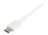 RUSB2AC2MW - StarTech.com 2 m USB 2.0 till USB-C-kabel -&nbsp;vit - Närbild