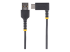 R2ACR-1M-USB-CABLE - StarTech.com 3ft (1m) USB A to C Charging Cable Right Angle, Heavy Duty Fast Charge USB-C Cable, USB 2.0 A to Type-C, Durable and Rugged Aramid Fiber, 3A, S20/iPad/Pixel - Framsidan