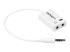 MUYHSMFFADW - StarTech.com 4 Position Microphone and Headphone Splitter 3.5 mm 4 Pin / 4 Pole Mic and Audio Combo Splitter Cable (MUYHSMFFADW) - Höger vinkel