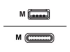 CAB-USBC-4M-GR= - Cisco - USB-kabel - USB (hane) till 24 pin USB-C (hane) - 