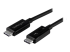 TBLT34MM50CM - StarTech.com 50cm (1.6ft) Thunderbolt 3 Cable, 40Gbps, 100W PD, 4K/5K Video, Thunderbolt-Certified, Compatible w/ TB4/USB 3.2/DisplayPort - Höger vinkel